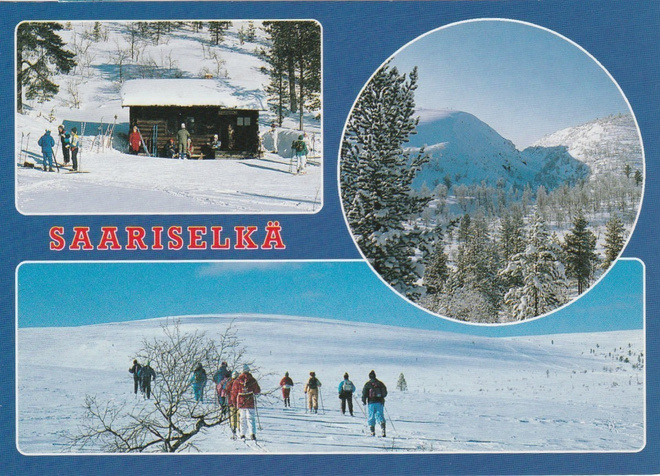 Postikortti, SAARISELKÄ, Rumakuru ja Rumakurun kämppä