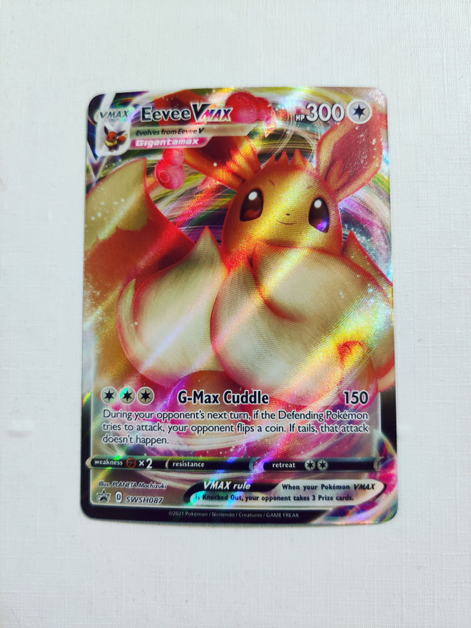 Eevee VMAX SWSH087 Full Art Black Star Promo Sword & Shield