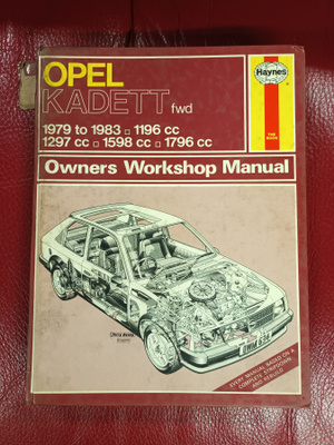 Opel Kadet vm. 1979-1983 korjausopas