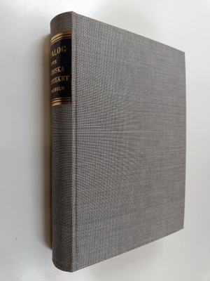 Katalog över Juridiska biblioteket i Stockholm