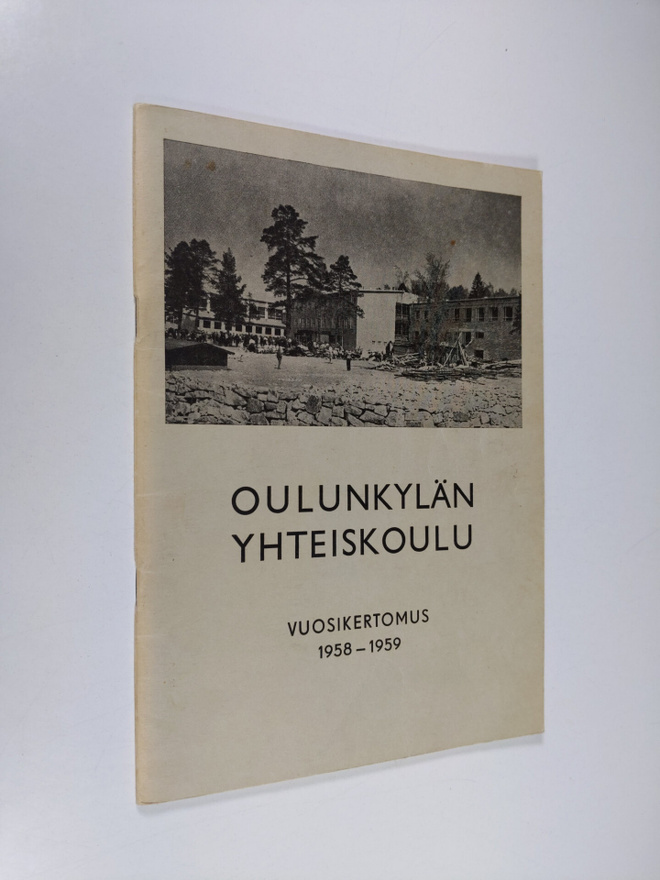 Oulunkylän yhteiskoulu vuosikertomus 1958-1959