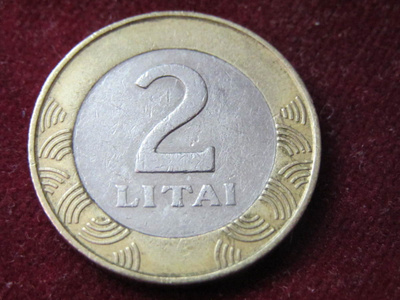 2 litai 1998. Liettua-Lithuania