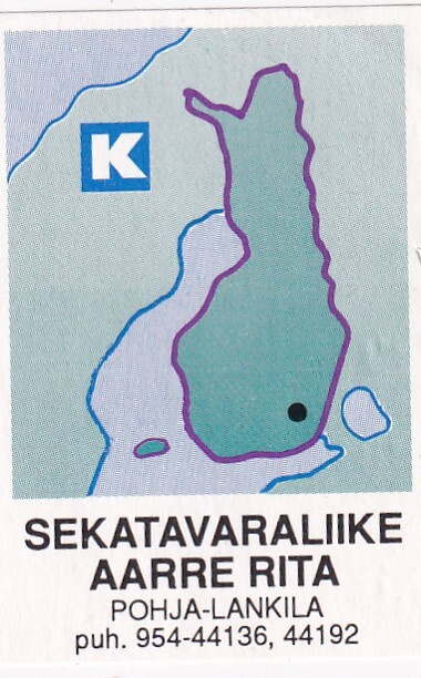 Pohja- Lankila, Sekatavaraliike Aarre Rita  s16