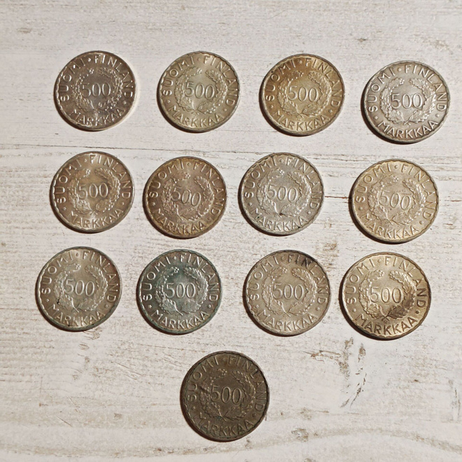 13 kpl Olympia 500 mk 1952