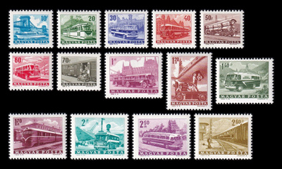 Unkari 1924-37 ** Käyttösarja liikennevälineitä (1963)
