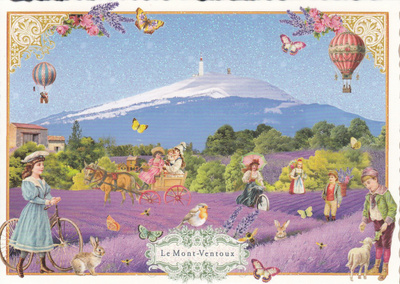 Adriana Sanmartin: Mont Ventoux (Tausendschön-kortti)