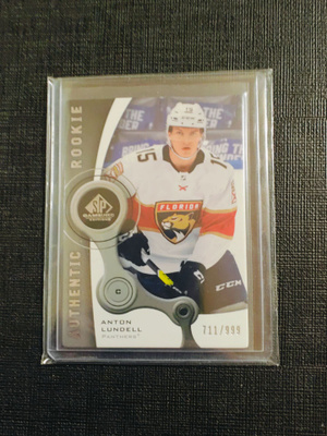 Anton Lundell - 21-22 SP Game-Used Authentic Rookie /999