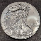 1 oz 999 Hopea raha American Silver Eagle 2012 one dollar - pikkukuva 1