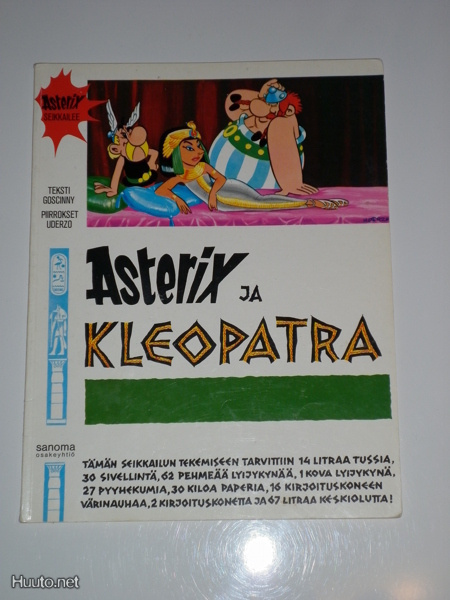 Goscinny - Uderzo: Asterix ja Kleopatra (2.p. 1972) hyvä
