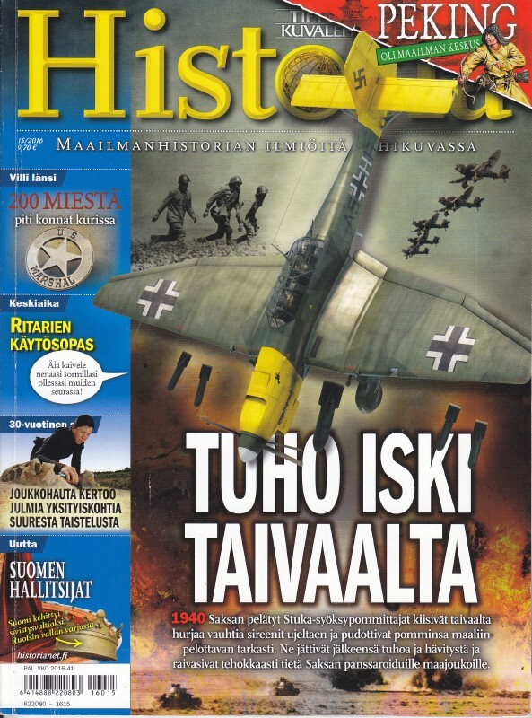 Tieteen Kuvalehti HISTORIA 15/2016 Stuka-syöksypommittajat
