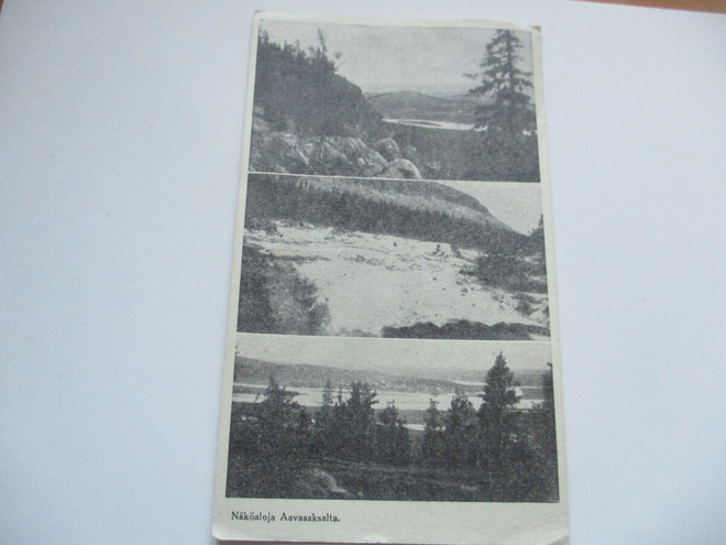 Ylitornio Aavasaksa - 1928 hyvä selkeä leimaus