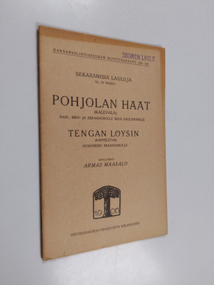 Pohjolan häät (Kalevala) : nais-, mies- ja sekakuorolle j...
