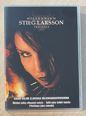 MILLENNIUM-trilogia (3DVD) Michael Nyqvist & Noomi Rapace