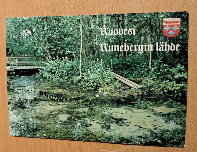 Ruovesi, Runebergin lähde, kulkenut