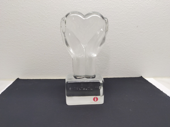 Iittala Sydäntautiliitto sydän lasipaino/lasikoriste
