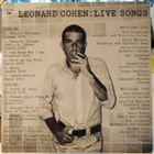 Leonard Cohen – Live Songs LP - pikkukuva 1