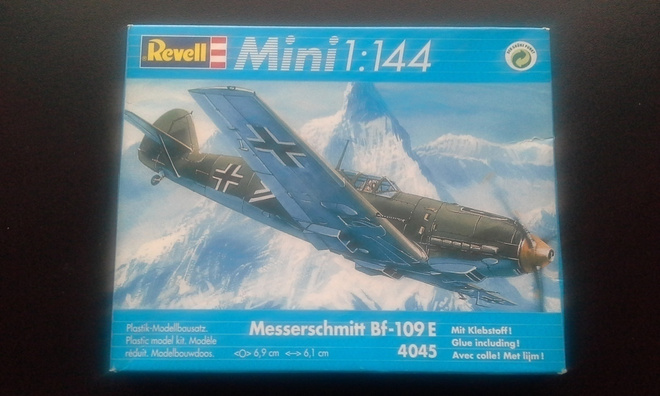 Revell Mini 4045 Messerschmitt BF-109E 1/144 rak.sarja 1992