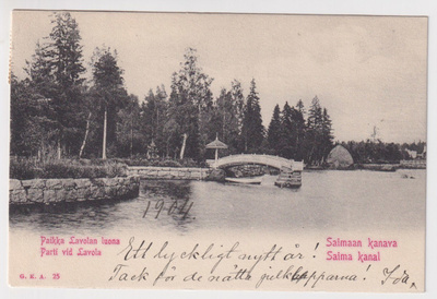 Saimaan kanava: Paikka Lavolan luona