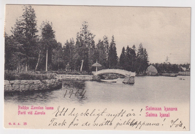 Saimaan kanava: Paikka Lavolan luona