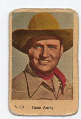 Purkkakuva S n:o 50 GENE AUTRY