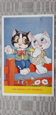 Arnold Tilgmann Romeo ja Julia sarjan kortti v. 1940