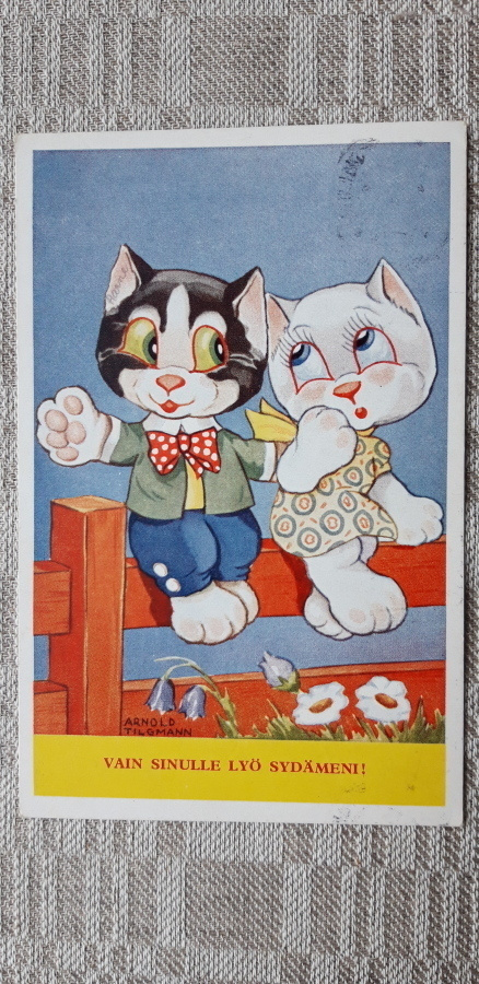 Arnold Tilgmann Romeo ja Julia sarjan kortti v. 1940