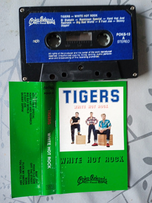 C-KASETTI: TIGERS ( Teddy and the tigers) WHITE HOT ROCK