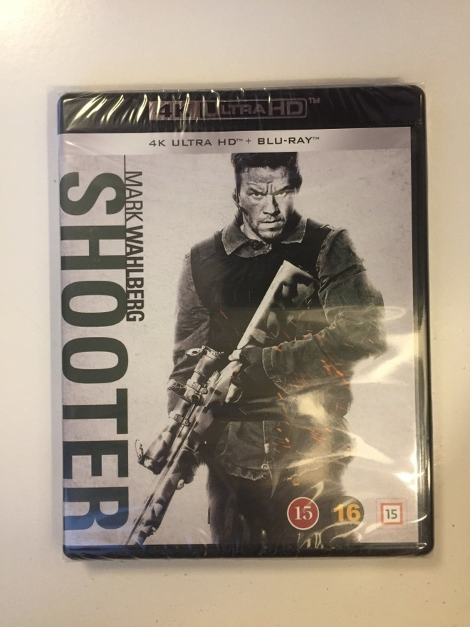 Shooter (4K Ultra HD + Blu-ray) Mark Wahlberg (2007) UUSI