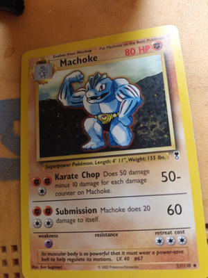 Machoke 51/110 Legendary Collection Uncommon card