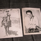 2 VANHAA VALOKUVAA - JOHN WAYNE & BURT LANCASTER - pikkukuva 1