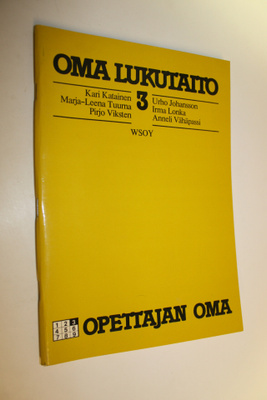 Kari Katainen : Oma lukutaito 3, Opettajan oma