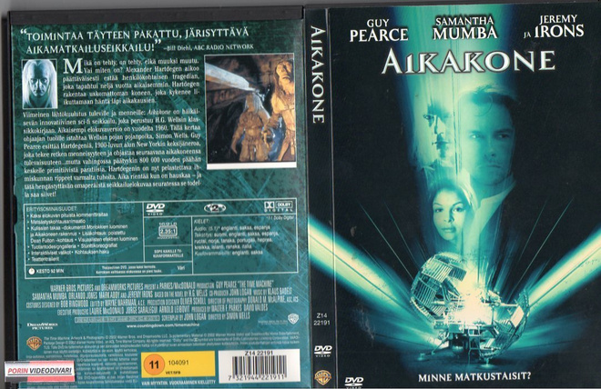 Aikakone (2002)	(57 659)	k	-FI-	DVD	snapcase,		guy pearce	20