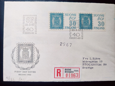 1960 Postimerkkinäyttely FDC    LaPe 516