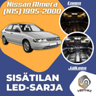 Nissan Almera (N15) Sisätilan LED-sarja 6-osainen - pikkukuva 1