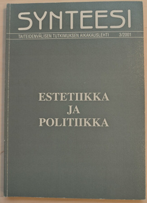 Synteesi Numero 3/2001 (Estetiikan teemanumero)