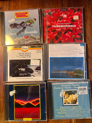 Cd-levyjä 57 kpl. Klassista musiikkia