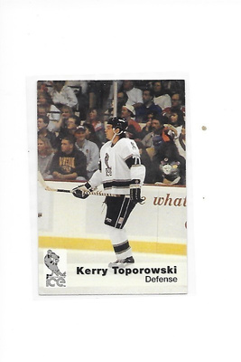1993-94 Indianapolis Ice #77 Kerry Toporowski farmi goonie