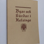 Gabriel Nikander : Byar och gårdar i Helsinge från 1750 t... - pikkukuva 1