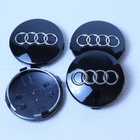 Audi vannekeskiöt – Kromi-Musta – 60mm (4kpl sar - pikkukuva 4