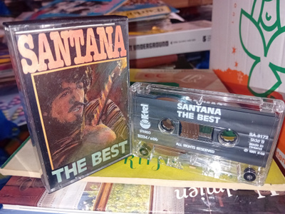 C-kasetti Santana : THE BEST ( SIS POSTIKULU )