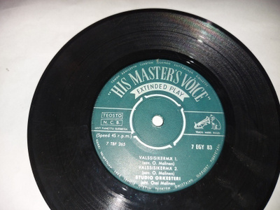 VALSSISIKERMÄ - OSSI MALINEN 7 " Sinkku (HIS MASTER'S VOICE)