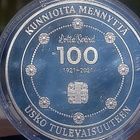 Lotta - Svärd 1921 - 2021. Hopeanvärinen kolikko. Halkaisi - pikkukuva 4