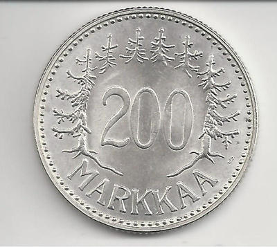 1959 200 mk hopeaa harvinainen