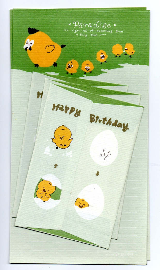 °°HAPPY BIRTHDAY°° -KIRJEPAPERIT & KUORET SETTI /(Nro 3)