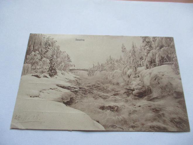 Imatra talvea - pvl 1928 os Hoplaks station Haga