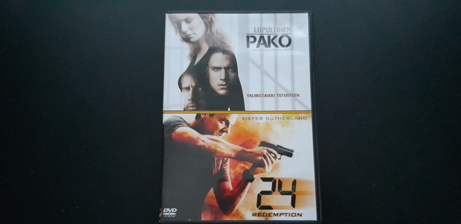DVD: Lopullinen Pako + 24: Redemption 2xDVD (2008-2009)