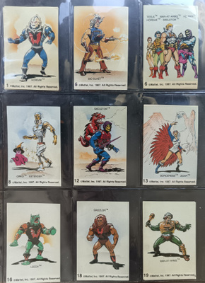 1987 Hellas Masters of the universe tarrat 2,5e/kpl