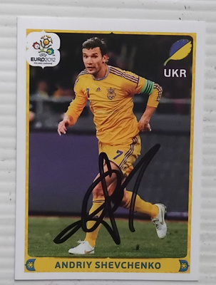 Andriy Shevchenko Ukraina signed