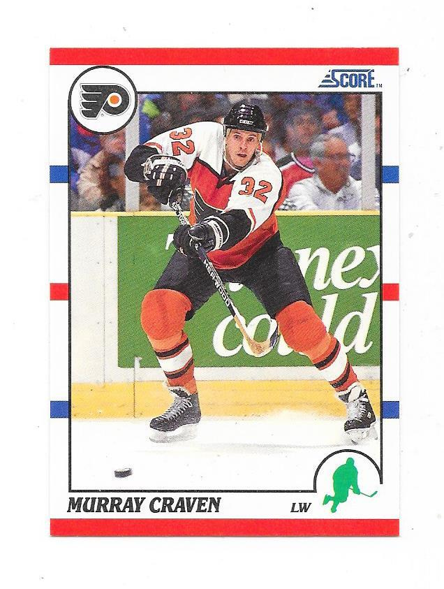 1990-91 Score #56 Murray Craven Philadelphia Flyers