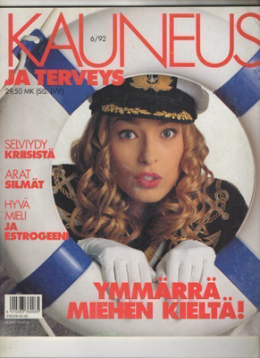 Kauneus ja Terveys n:o 6 1992 Pirre Saariaho ja Hanna Ekola